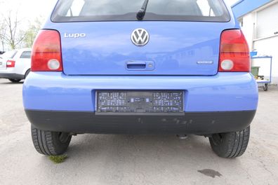 VW Lupo Stoßstange hinten Heckstoßstange Stoßfänger blau LR5A softblau