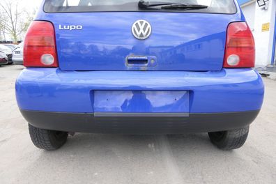 VW Lupo Stoßstange hinten Heckstoßstange Stoßfänger blau jazzblue lW5Z