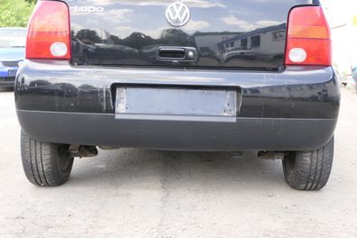 VW Lupo Stoßstange hinten Heckstoßstange Stoßfänger schwarz L041 uni