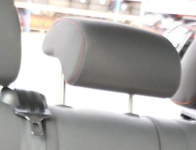 VW Polo 9N 9N3 Cross Fun Kopfstütze hinten mitte mittig Goal orange Nähte anthra