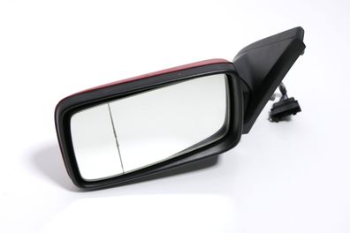 VW Golf 3 Vento elektrischer Spiegel Außenspiegel links mit Glas rot