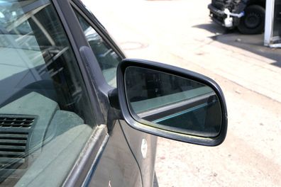VW Sharan Alhambra mechanischer Spiegel Außenspiegel rechts schwarz matt unlac
