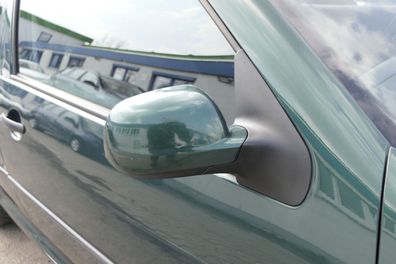 VW Golf 4 Bora manueller Spiegel vorne rechts Außenspiegel grün LC6M Glas
