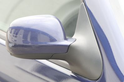 VW Polo 6N2 manueller Spiegel Außenspiegel rechts außen blau LB5N indigoblau d