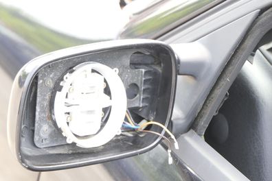 VW Passat 3A 35i elektrischer Spiegel Außenspiegel links schwarz LC9Z