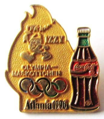 Coca Cola - Olympische Spiele - Atlanta 1996 - Izzy Maskottchen - Pin 31 x 26 mm