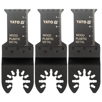 YATO 3-tlg. Sägeblatt-Set für Multi-Cutter