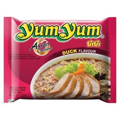 Yum Yum Asiatische Instant Nudelsuppen Duck Suppe Nudeln Ente 6x 60g