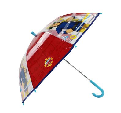 Vadobag Kinder-Regenschirm transparent mit Motiv Fireman Sam Rainy Days
