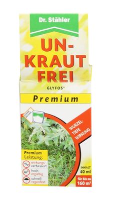 DR. Stähler Glyfos Premium Unkraut-Frei, 40 ml
