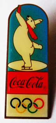 Coca Cola - Olympische Spiele - Eistanz - Pin 52 x 19 mm