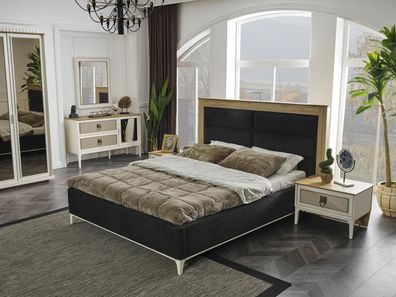 Doppelbett Bett Polsterung Betten Einrichtung Möbel Bettgestell Stoff