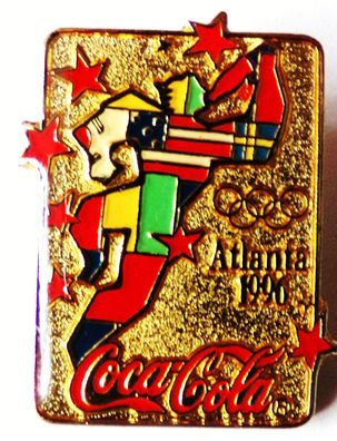 Coca Cola - Olympia Atlanta USA 1996 - Pin 32 x 26 mm