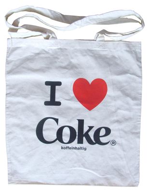 Coca Cola - I love Coke - Einkaufsbeutel - Stoffbeutel