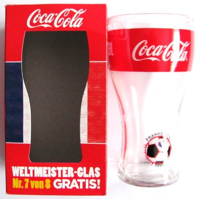Coca Cola - Weltmeister Glas - Frankreich - zur WM 2014 #