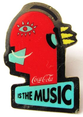 Coca Cola - is the music - Pin 26 x 17 mm