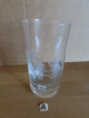Gläser Glas Trinkglas Saftglas mit 3 Eulen graviert(Papa Schriftzug)Lüders Düsseldorf