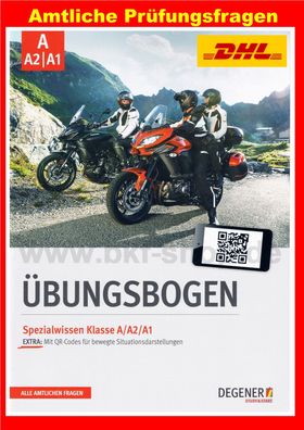 Fahrschule Fragebogen Degener Zusatzfragen A A1 A2 Motorradführerschein 04/2023
