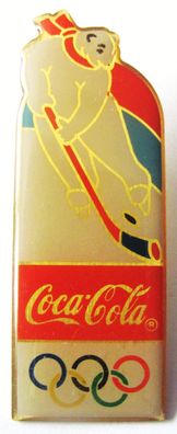 Coca Cola - Olympische Spiele - Eishockey - Pin 54 x 19 mm