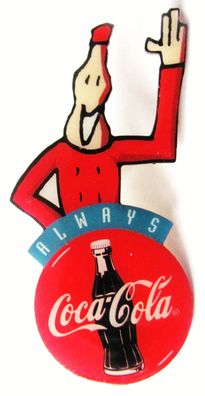 Coca Cola -Always & Figur - Pin 52 x 28 mm