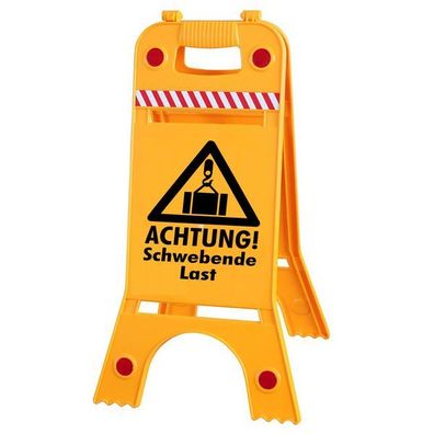 Warnaufsteller Aufsteller - Achtung! Schwebende Last - Gr. ca. 28 x 64 cm – 308541/