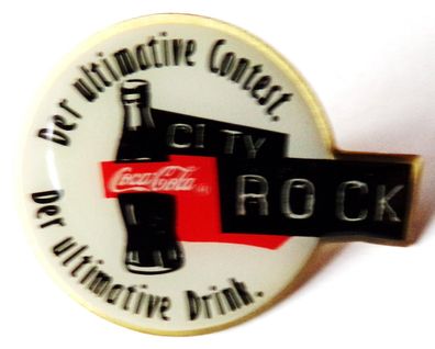 Coca Cola - City Rock - Pin 33 x 25 mm