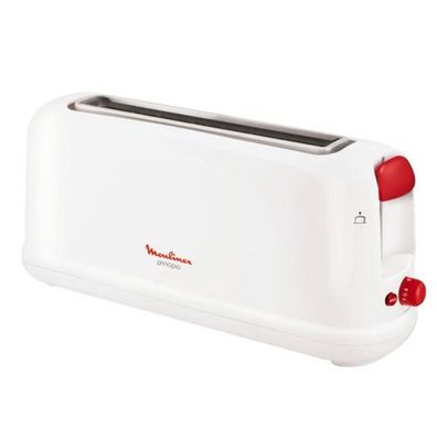 Toaster mit Abtaufunktion Moulinex LS16011 1000W 1000W weiß Rot Weiß