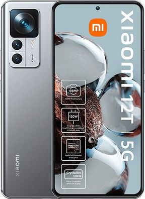 Xiaomi 12T 5G, 256 GB, Silver, NEU, OVP, versiegelt, Garantie
