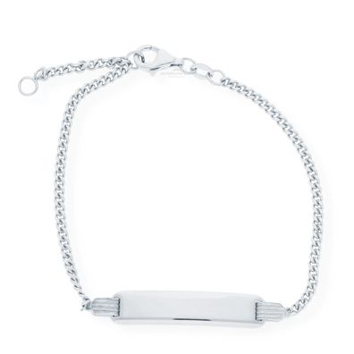 JuwelmaLux ID-Armband 925/000 Sterling Silber rhodiniert JL18-03-0254 - ...
