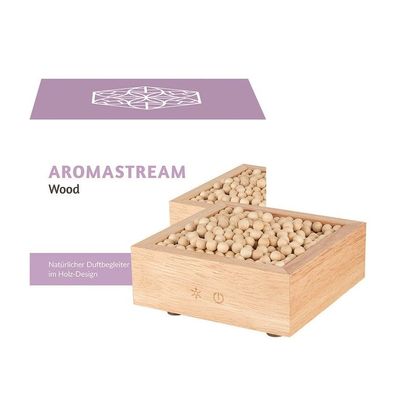 Baldini Aromastream Wood, Beduftungsgerät aus Holz mit Luftfilterfunktion By Taoasis