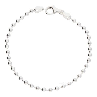 JuwelmaLux Kugelarmband 925/000 Sterling Silber rhodiniert JL16-03-0373 ...