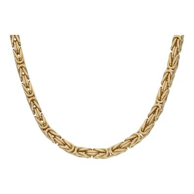 Königskette 585/000 (14 Karat) Gold getragen 25320785 - Länge: 70 cm