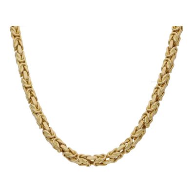Königskette 585/000 (14 Karat) Gold, getragen 25322326 - Länge: 61 cm
