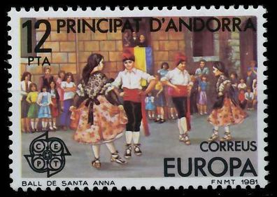 Andorra Spanische POST 1980-1989 Nr 138 postfrisch X5A0046
