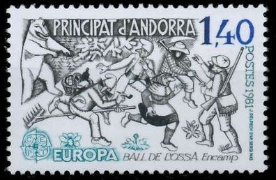 Andorra (FRANZ. POST) 1981 Nr 313 postfrisch X5A0016