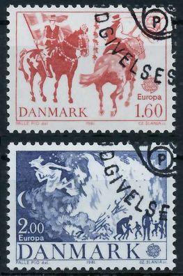 Dänemark 1981 Nr 730-731 gestempelt X5A00DE