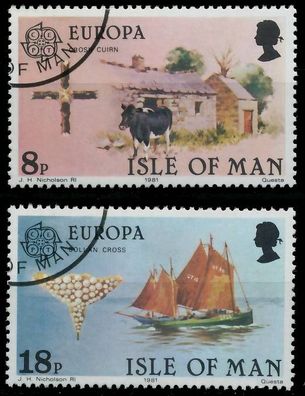 ISLE OF MAN 1981 Nr 187-188 gestempelt X5A9D32