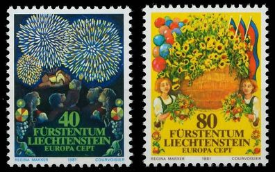Liechtenstein 1981 Nr 764-765 postfrisch S1D78EA