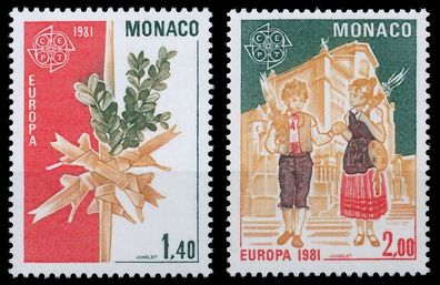 MONACO 1981 Nr 1473-1474 postfrisch S1D79DE