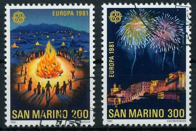 SAN MARINO 1981 Nr 1225-1226 gestempelt X5AA09A