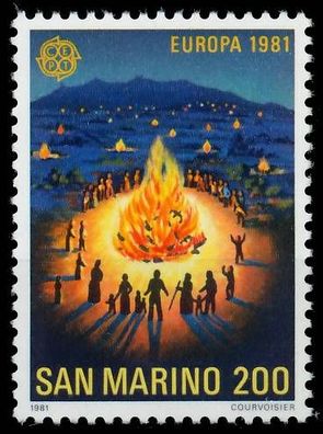 SAN MARINO 1981 Nr 1225 postfrisch X5AA09E