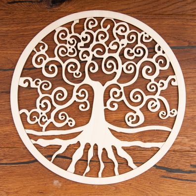 Yggdrasil aus Holz 24 cm