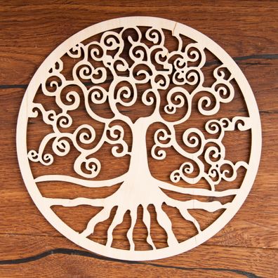 Yggdrasil aus Holz 18 cm