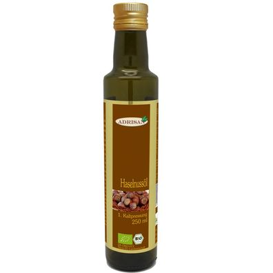 Adrisan Haselnussöl 1. Kaltpressung bio * , 250 ml