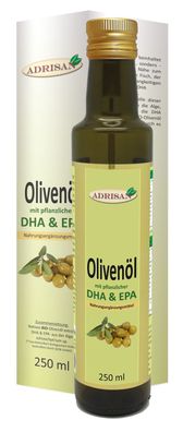 BIO-Olivenöl mit DHA & EPA 250ml - Nahrungsergänzung