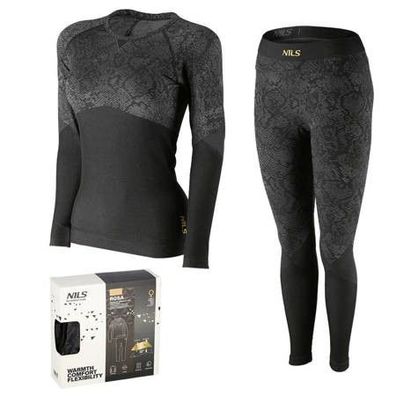 Thermoaktive Unterwäsche Für Damen Set Atmungsaktiv Schnelltrocknend Funktionswäsche