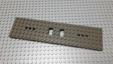 Lego 1 Eisenbahn Grundplatte 6x24 Altdunkelgrau Nummer 6584 Set 4511