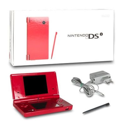 Nintendo DSi Konsole Rot / Red mit Ladekabel in OVP #84D