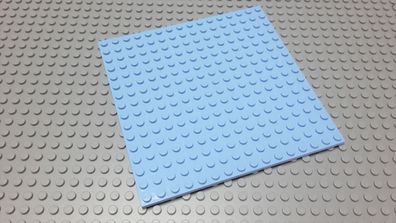 Lego 1 Platte 16x16 Bright Hellblau Nummer 91405