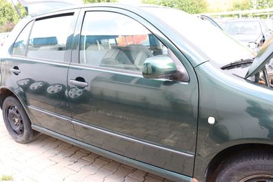 Skdoa Fabia 6Y Kombi + Limousine Tür vorne rechts Beifahrertür grün LF8C ohneAnb